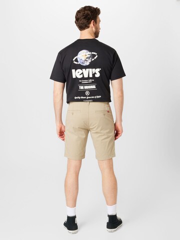 smėlio LEVI'S ® Siaurėjantis „Chino“ stiliaus kelnės 'XX Chino Taper Short II'