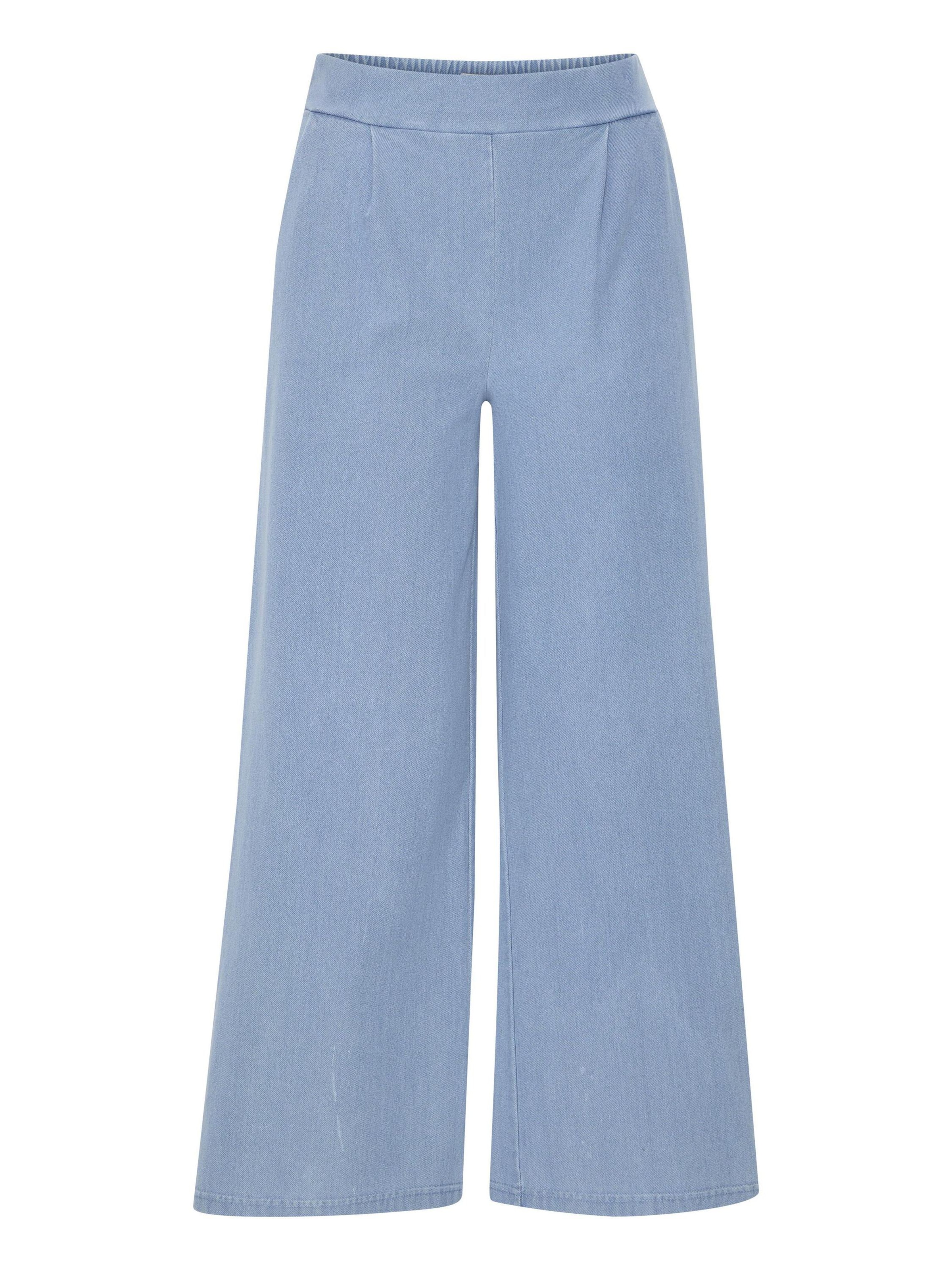 Jean à pince 'KATE' ICHI en bleu : devant