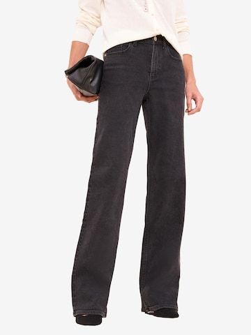 Lipsy Wide leg Jeans in Zwart: voorkant