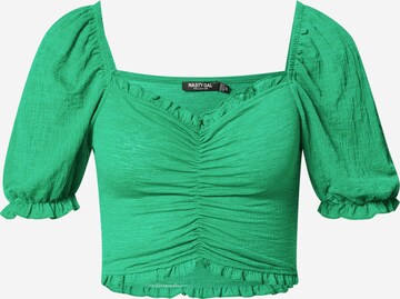 Camicia da donna di Nasty Gal in verde: frontale
