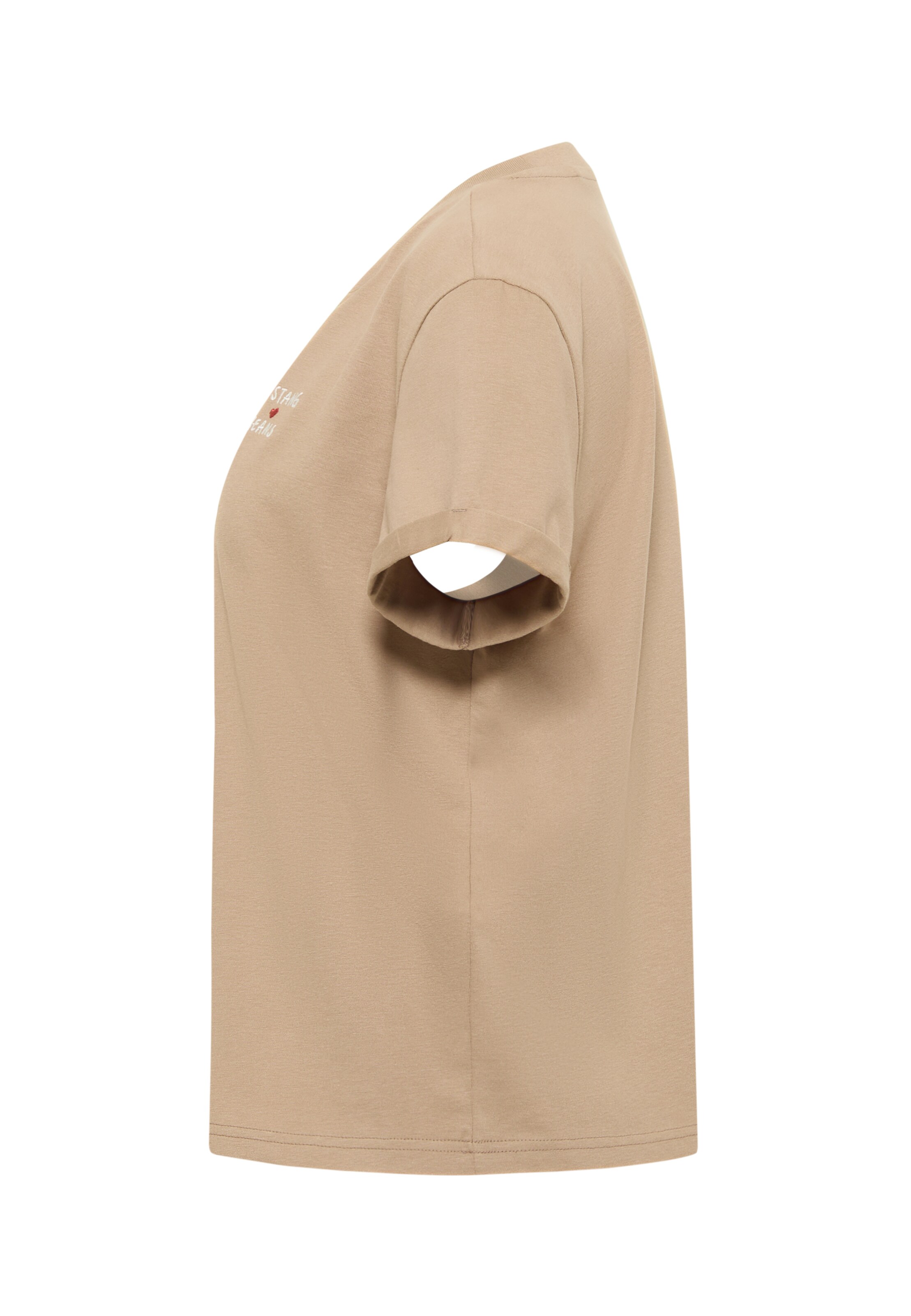 MUSTANG T-Shirt 'Style Monroe' in Braun