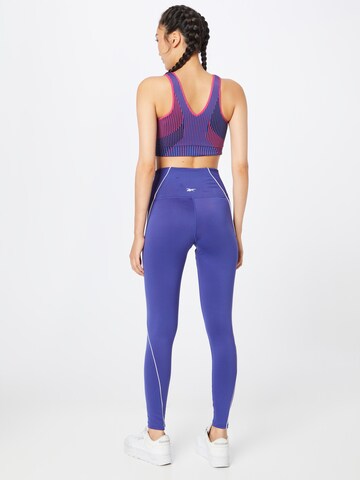 Reebok - Skinny Pantalón deportivo 'Workout Ready' en azul