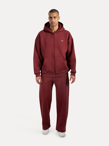 Veste de survêtement Smilodox en rouge