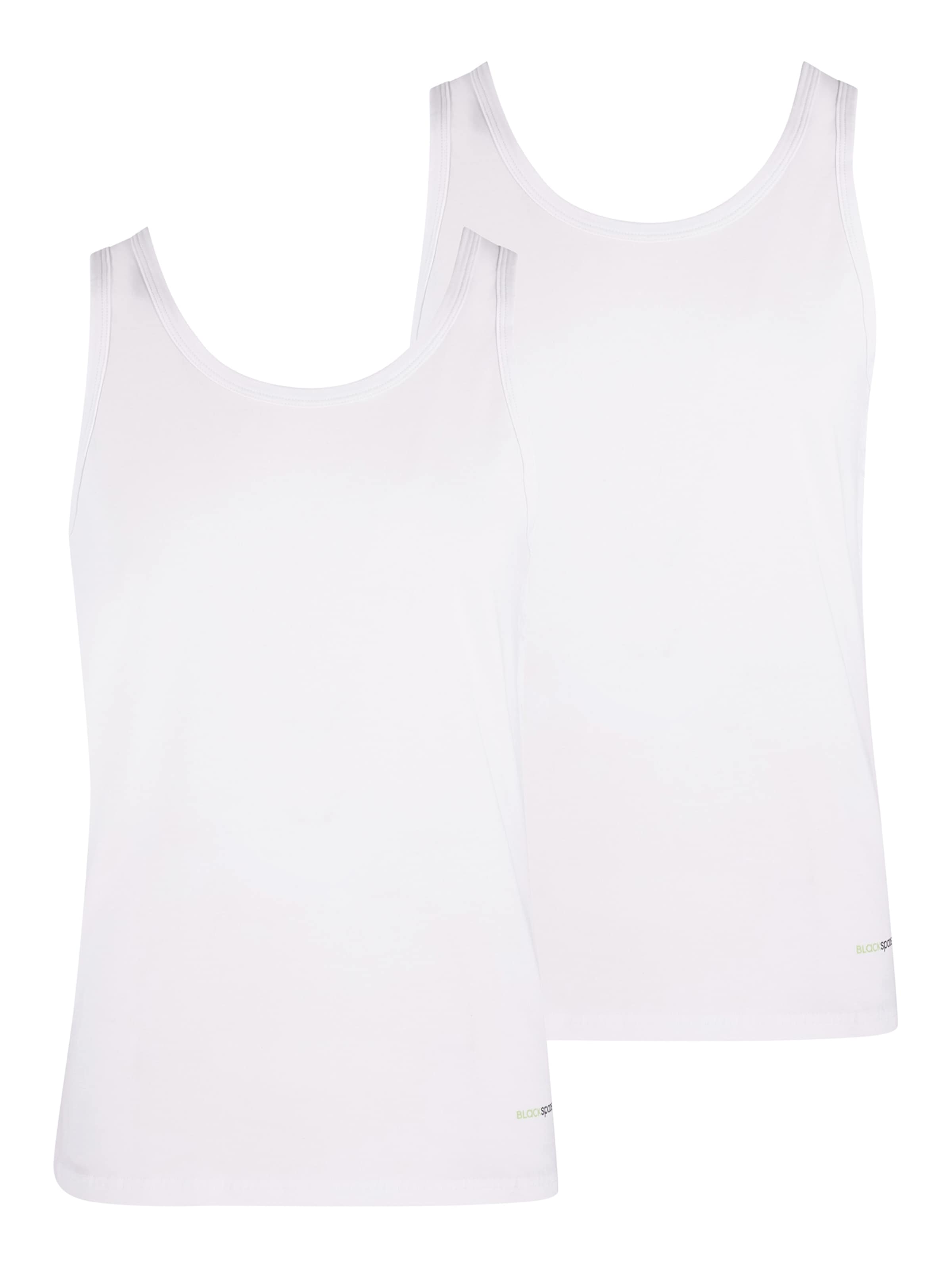 Maillot de corps Blackspade en blanc : devant