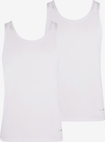Blackspade Onderhemd in Wit: voorkant