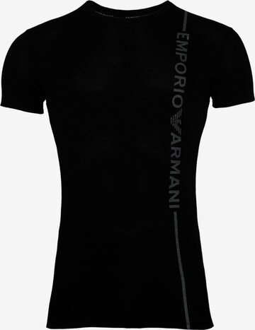 T-Shirt Emporio Armani en noir : devant