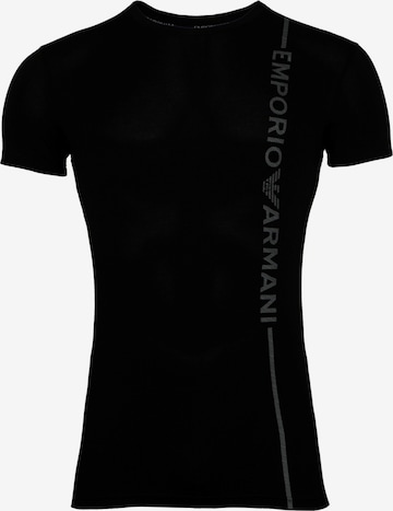 T-Shirt Emporio Armani en noir : devant