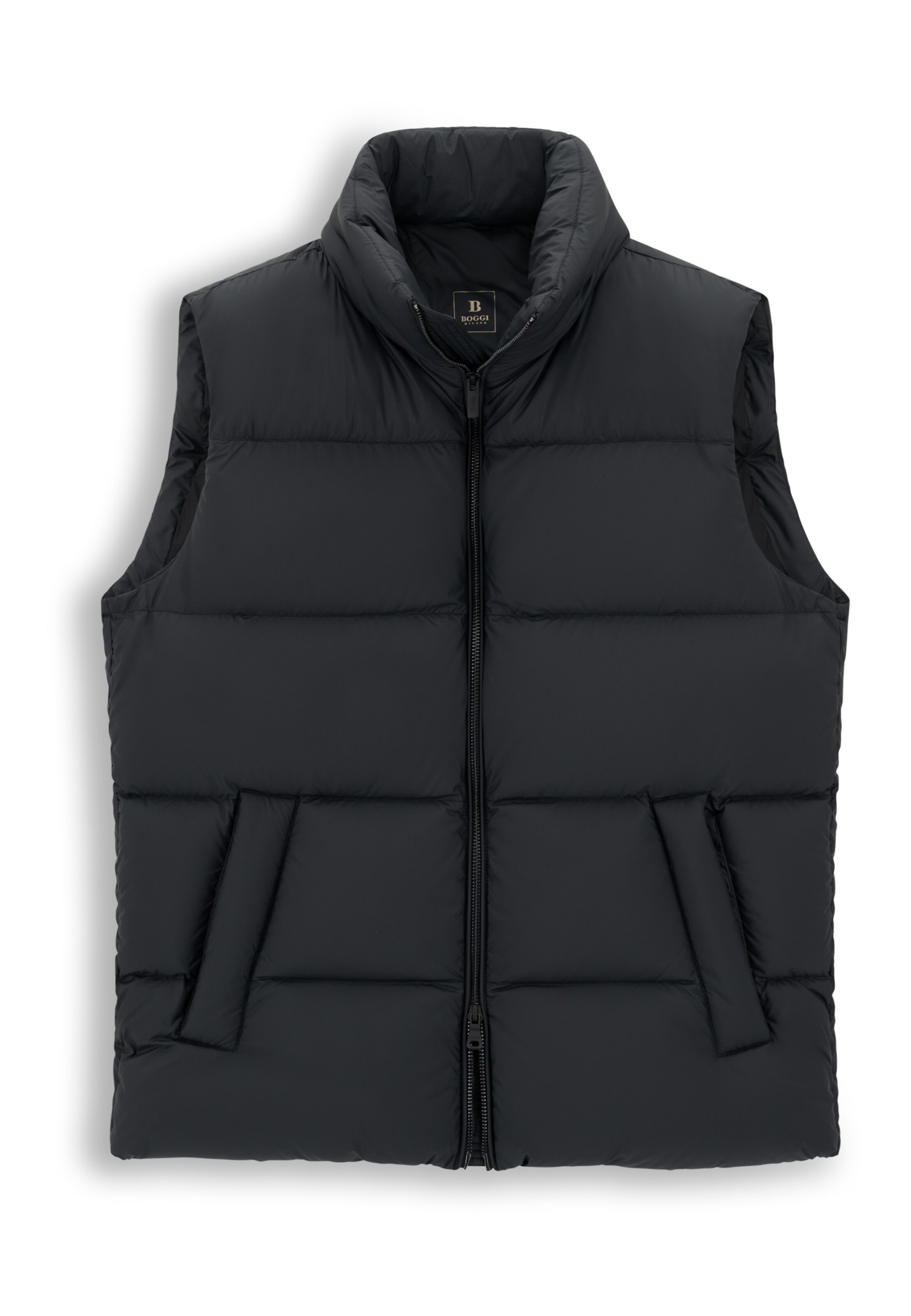 Boggi Milano Bodywarmer in Zwart: voorkant
