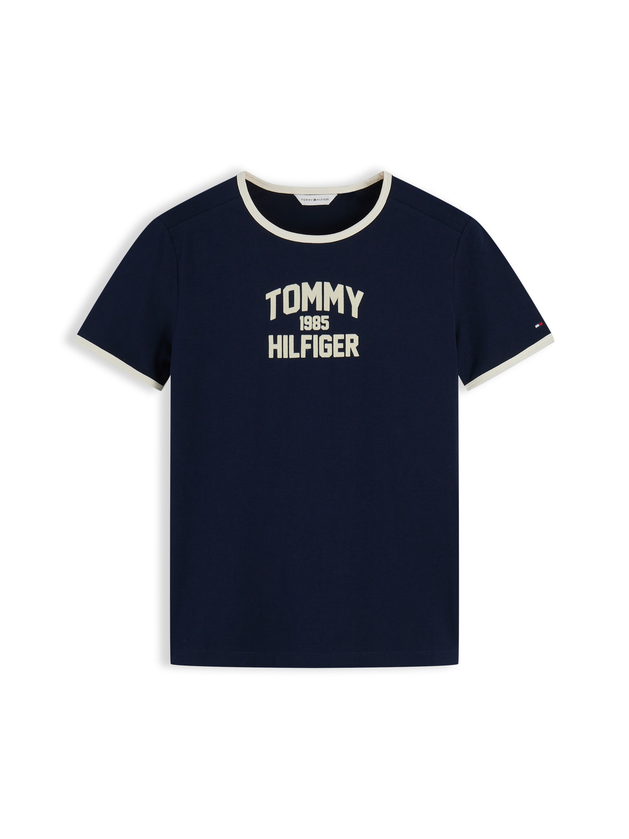 TOMMY HILFIGER T-Shirt 'Varsity' in Blau: Vorderseite