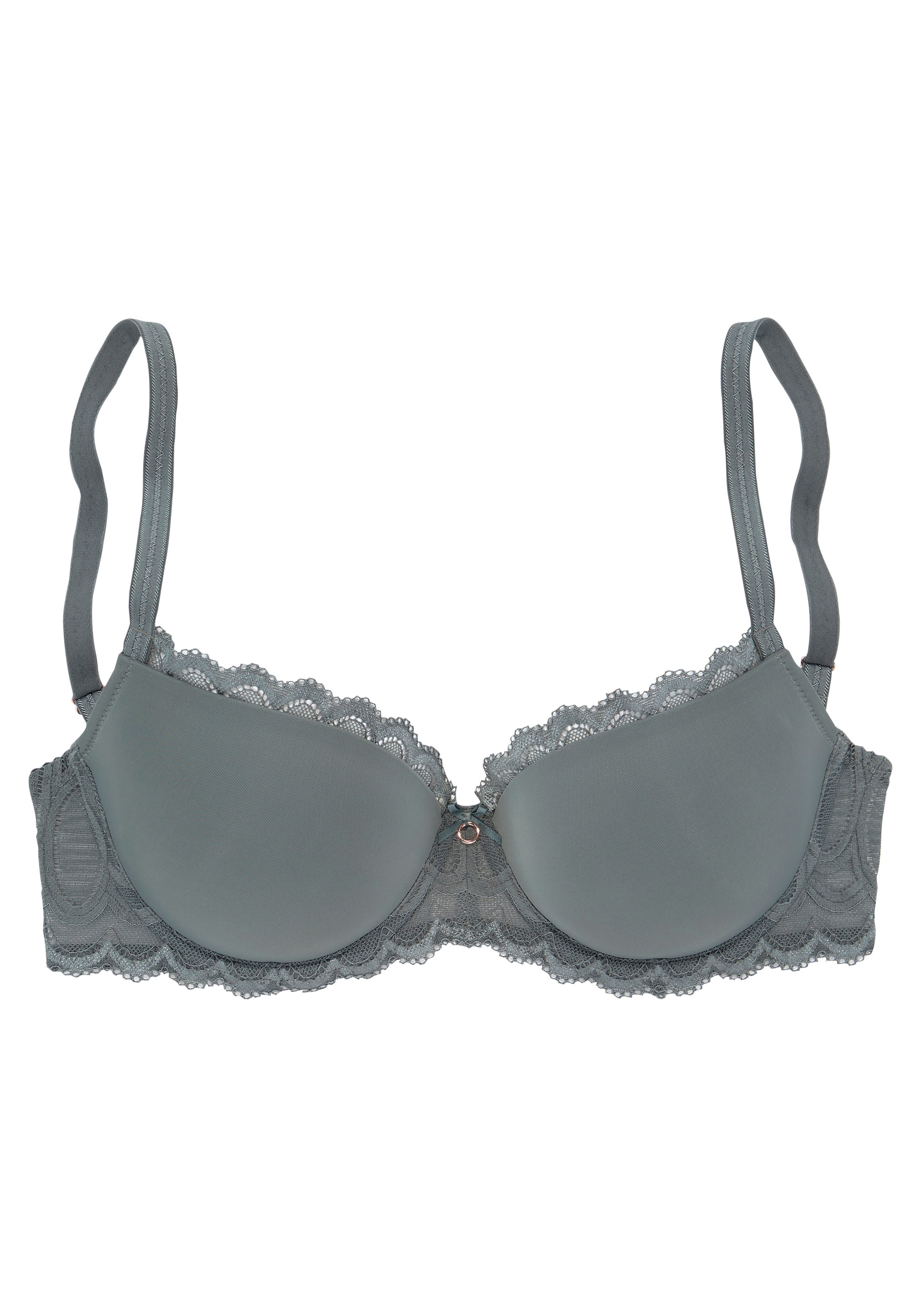 LASCANA - Clásico Sujetador en azul: frente