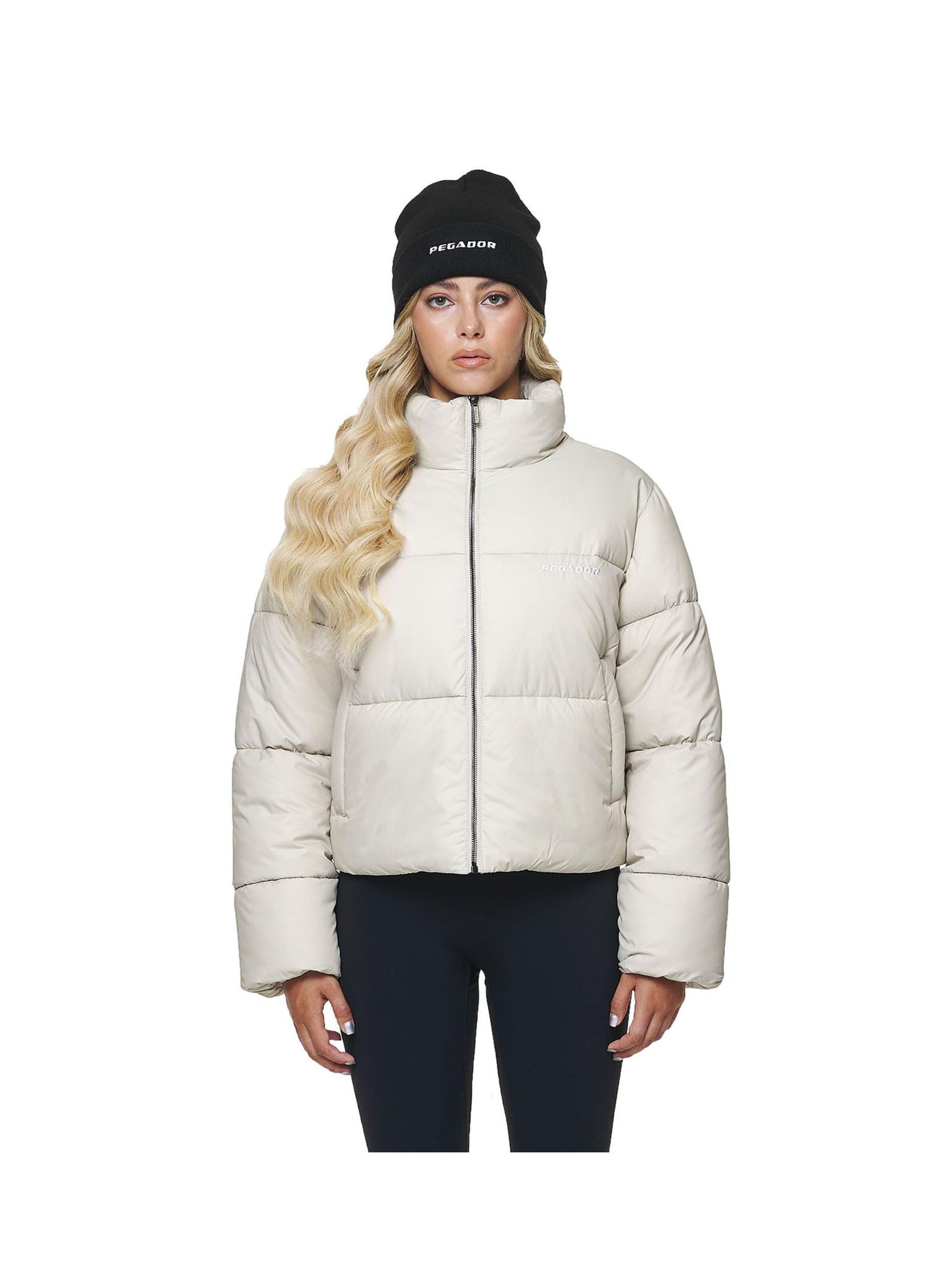 Pegador Winter Jacket 'Georgia' in Grey: front