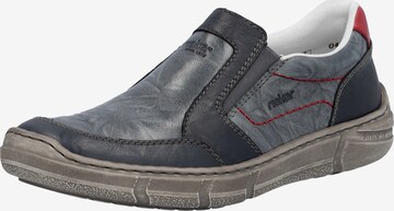 Rieker Slip On in Blau: Vorderseite