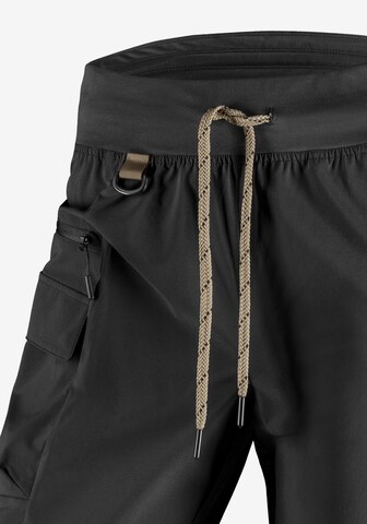LASCANA ACTIVE Regular Outdoor trousers in Black