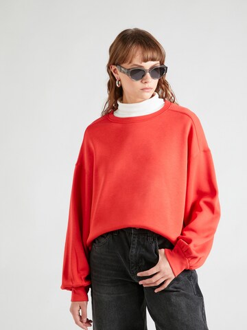MSCH COPENHAGEN Sweatshirt 'Janelle Lima' i röd: framsida