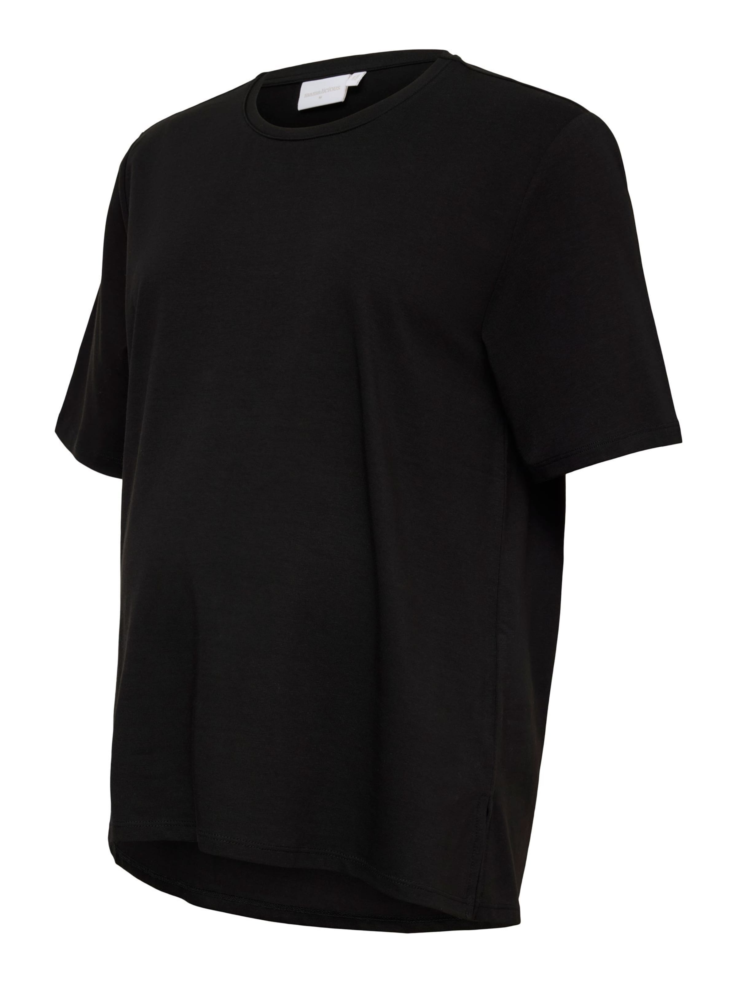 MAMALICIOUS Shirt in Zwart: voorkant