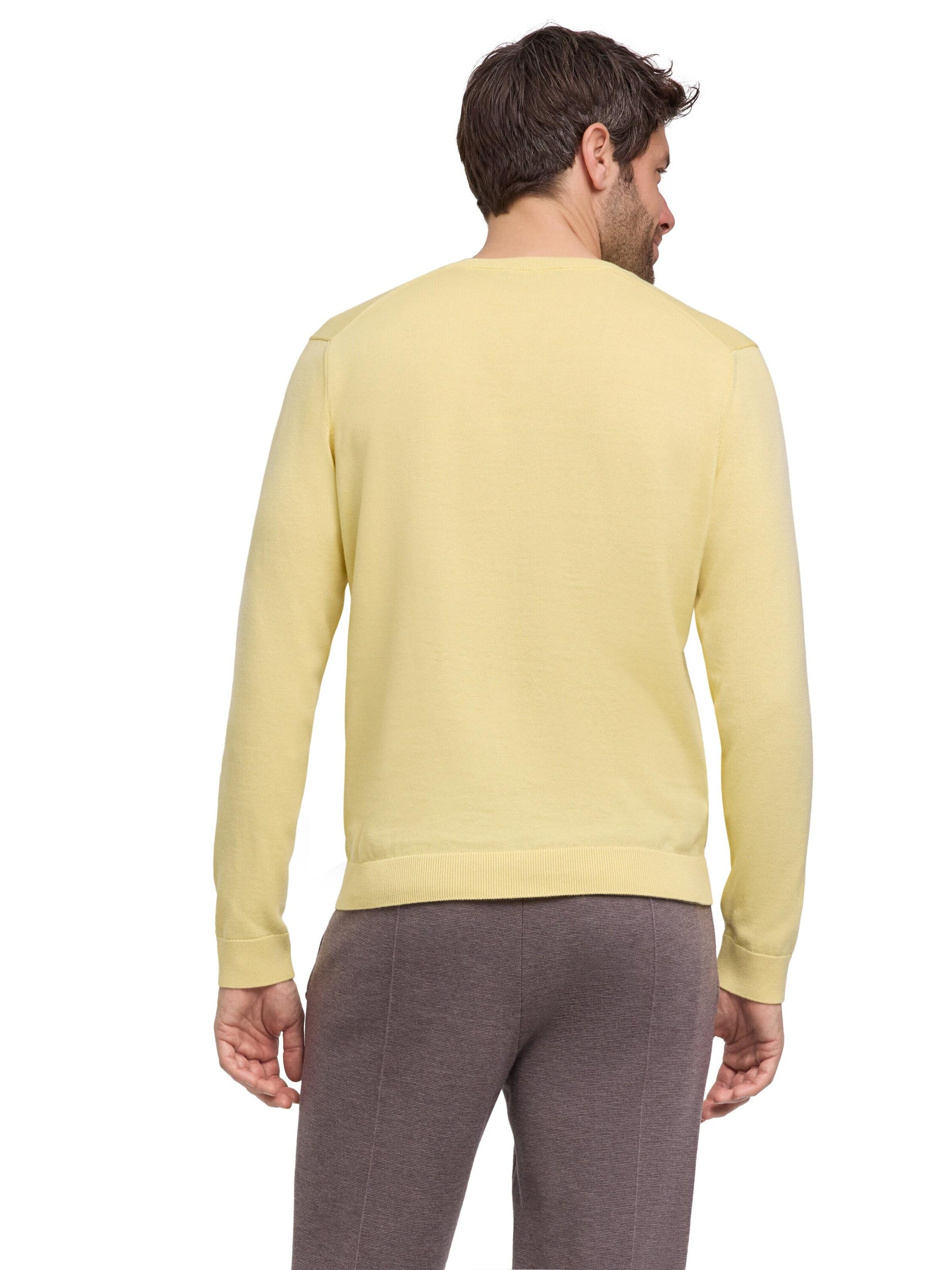 FALKE Pullover 'Cotton Knit'‌‌‌‌‌‌ in Gelb