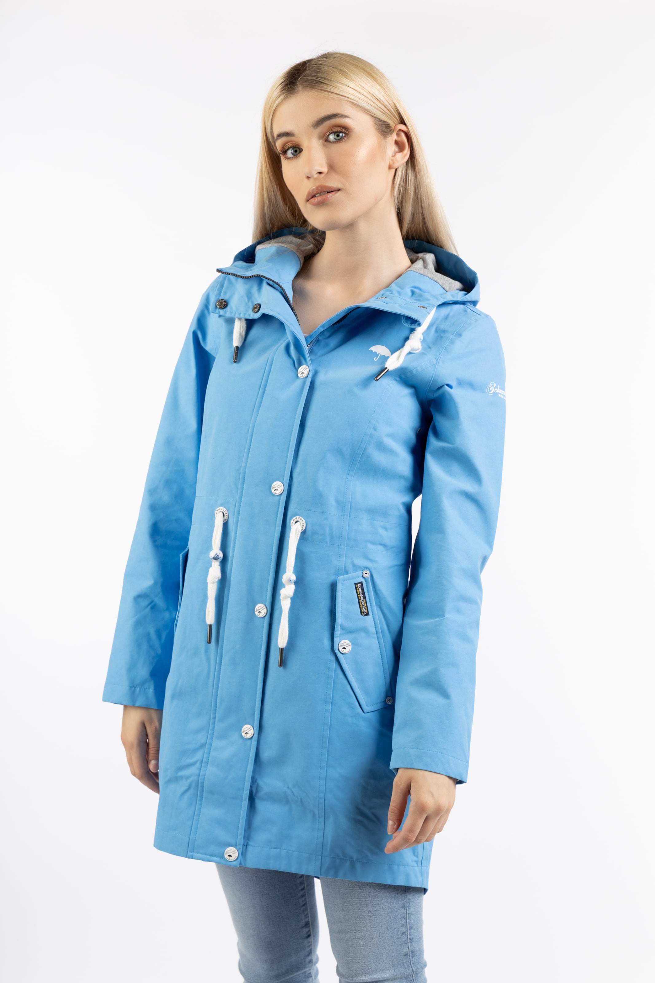 Schmuddelwedda Funktionsjacke 'Bridgeport' in Himmelblau ABOUT YOU