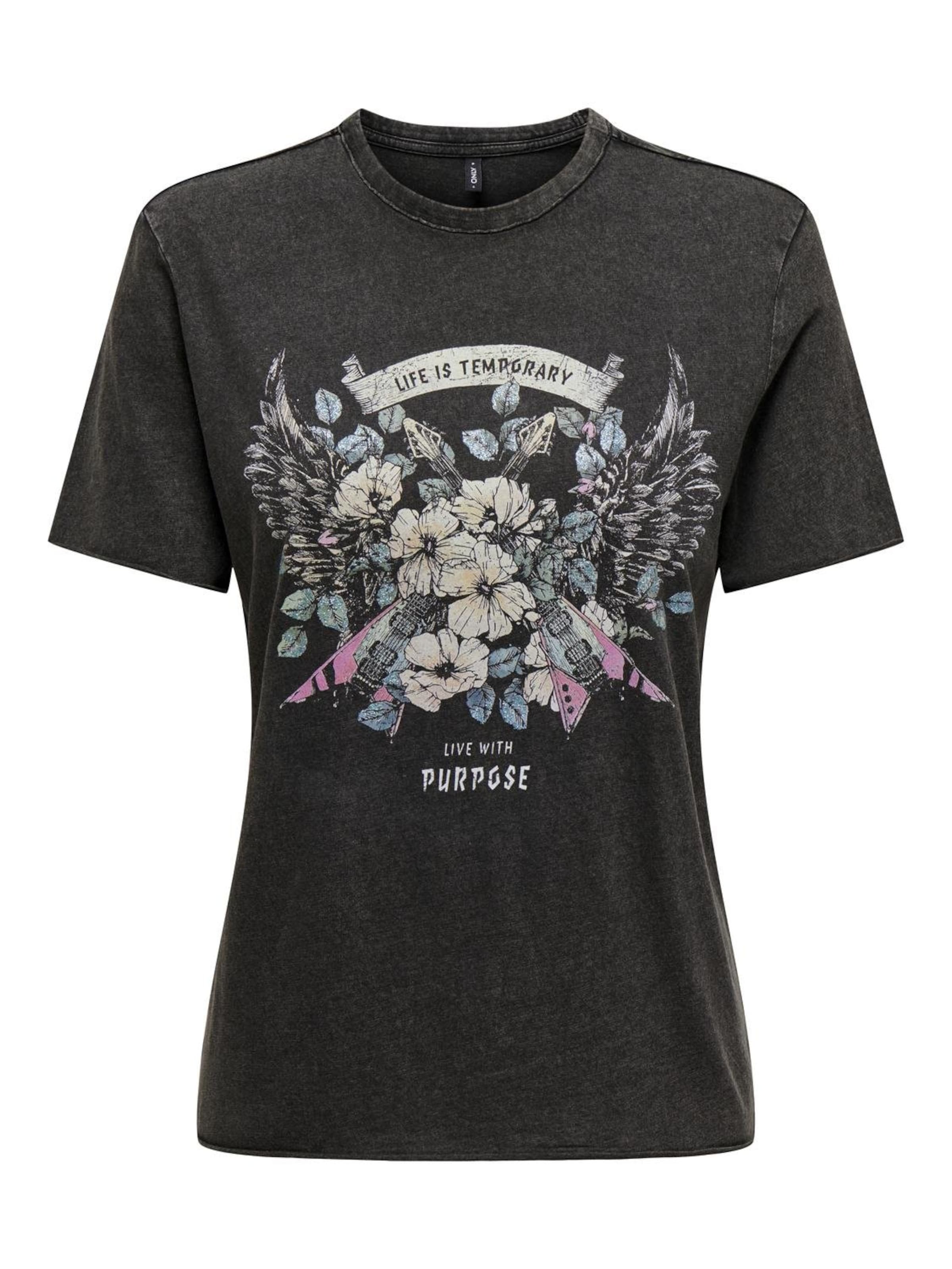 Maglietta 'ONLLUCY' di ONLY in nero: frontale