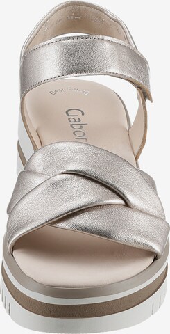 GABOR Strap Sandals in Gold