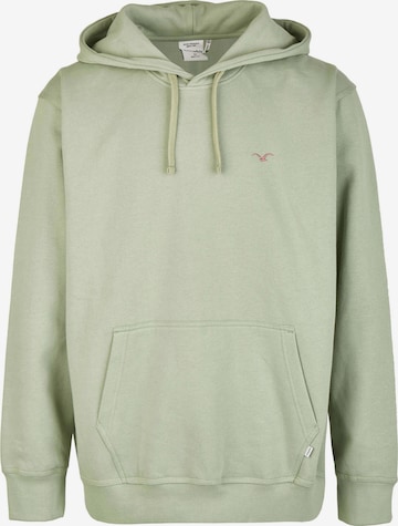 Cleptomanicx Sweatshirt 'Ligull Boxy' in Green: front