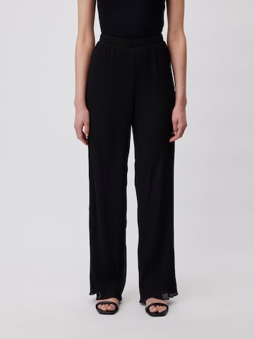 Wide Leg Pantalon 'Aileen' LeGer by Lena Gercke en noir : devant