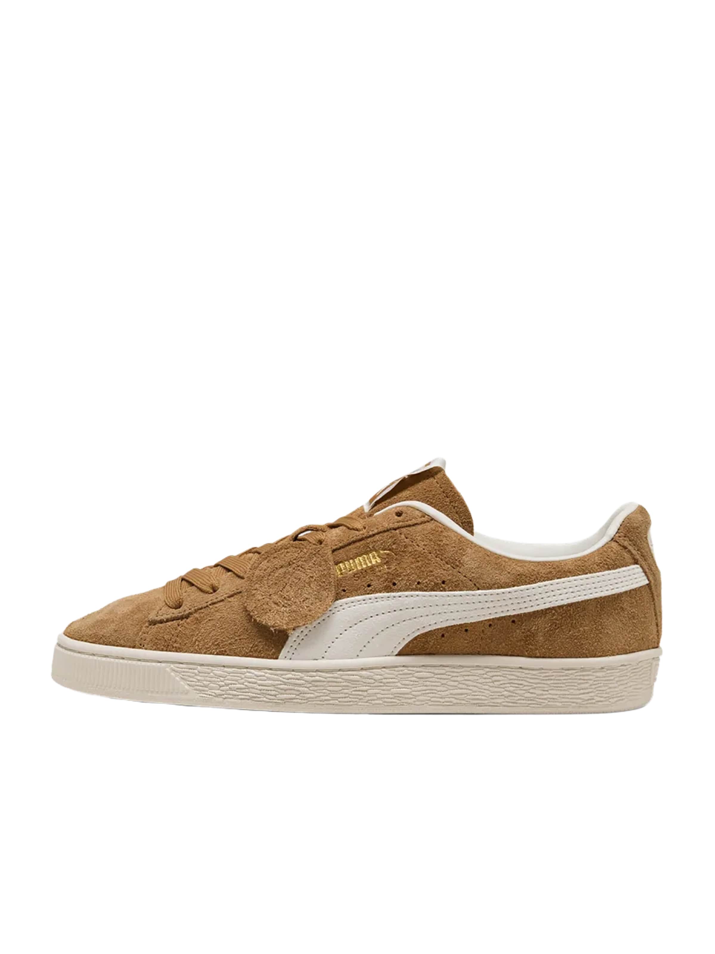 PUMA Sapatilhas baixas em creme / caramelo / ouro, Vista do artigo