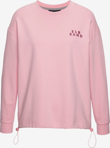 Elbsand Sweatshirt in Pink: Vorderseite