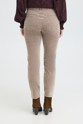 Regular Pantalon Pulz en beige