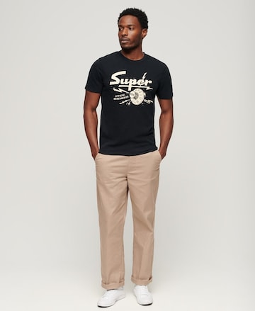 Superdry Shirt in Zwart