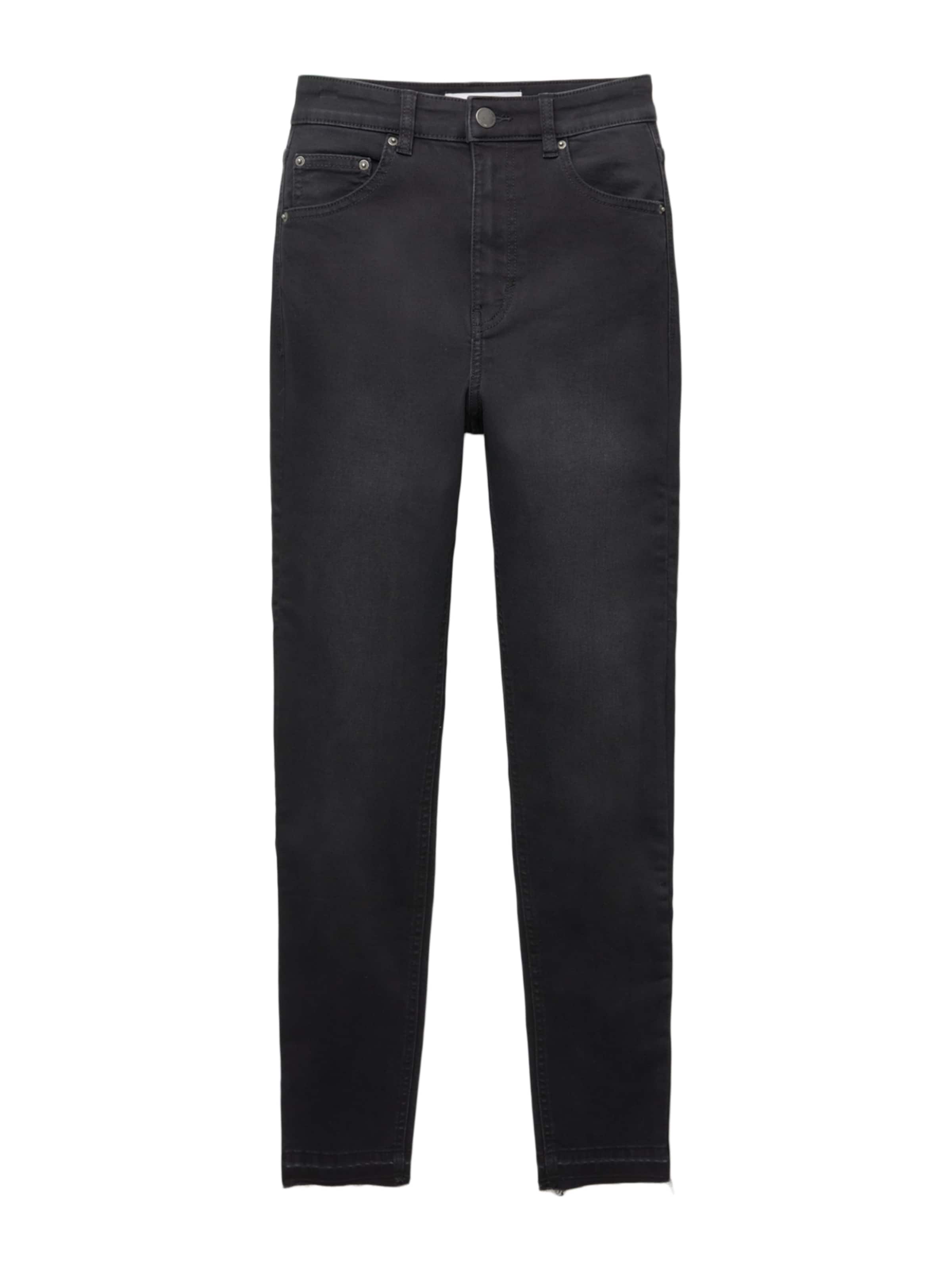 Regular Jean Pull&Bear en noir : devant