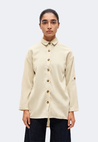 Hailys - Blusa 'Ro44bina' en beige: frente