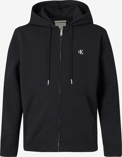 Calvin Klein Jeans Veste de survêtement en XXS en noir, Vue avec produit