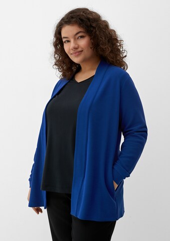 TRIANGLE Gebreid vest in Blauw