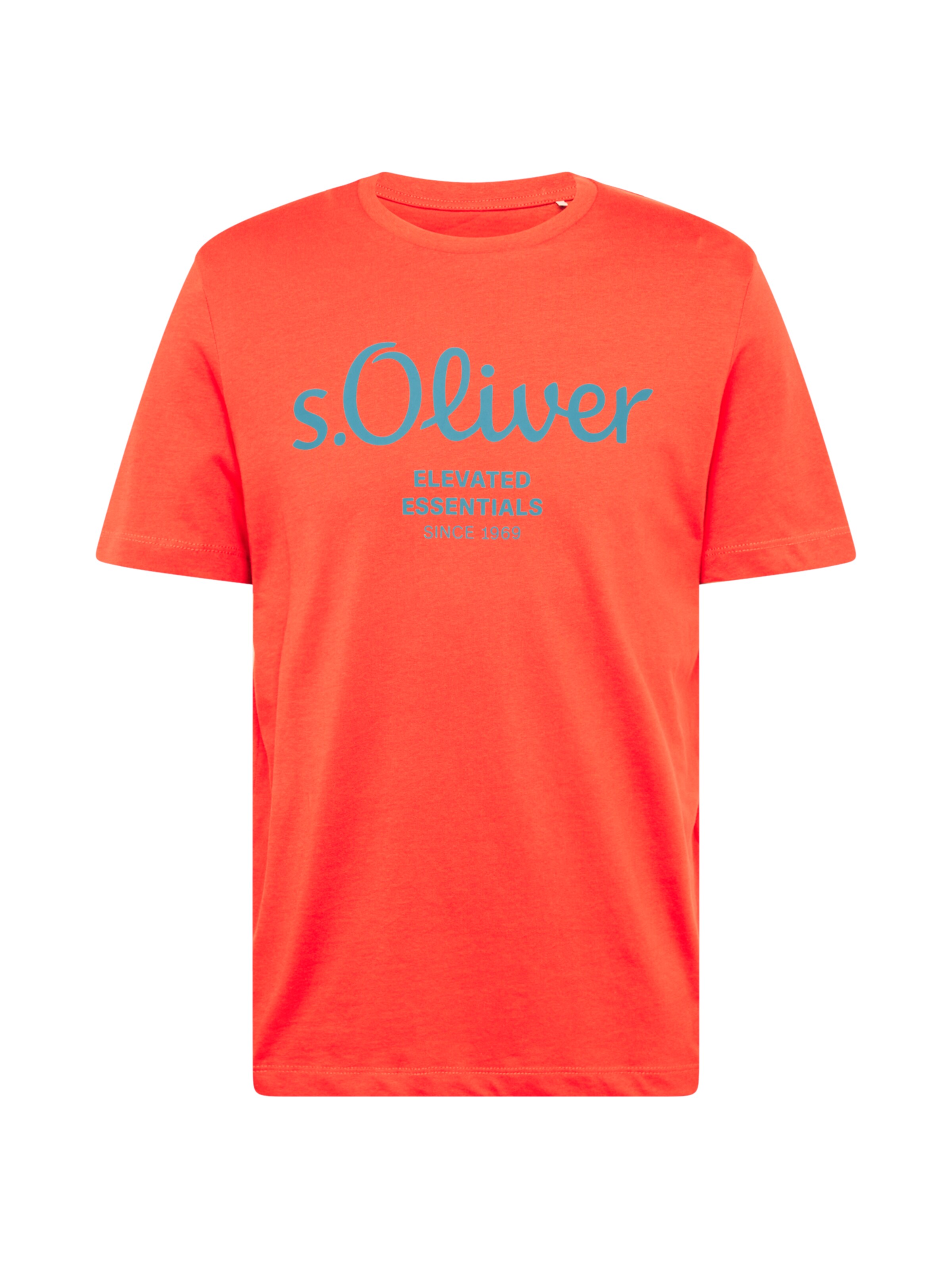 T-Shirt s.Oliver en orange : devant