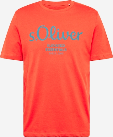 s.Oliver - Camiseta en naranja: frente