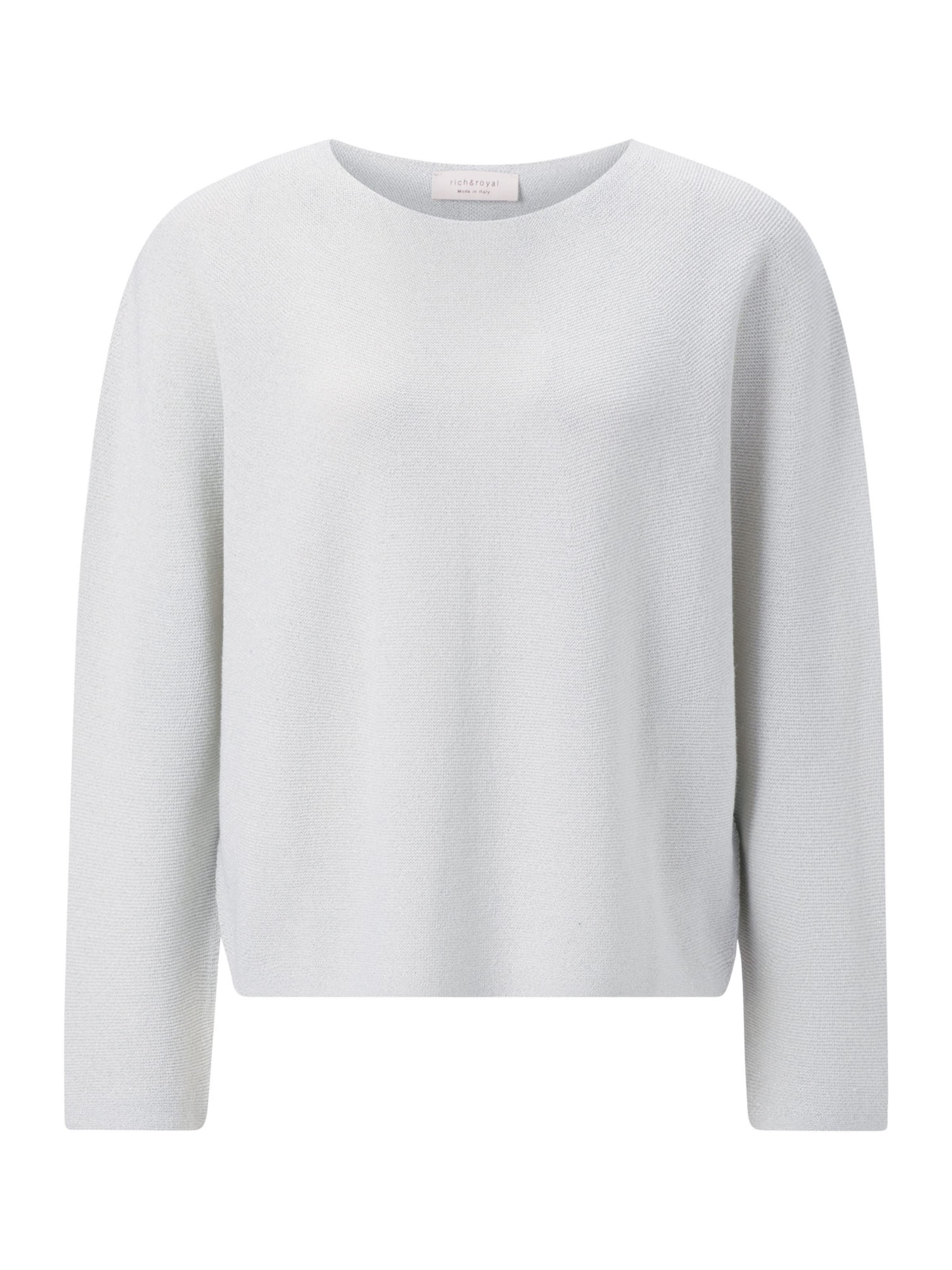 Rich & Royal Pullover in Weiß: Vorderseite