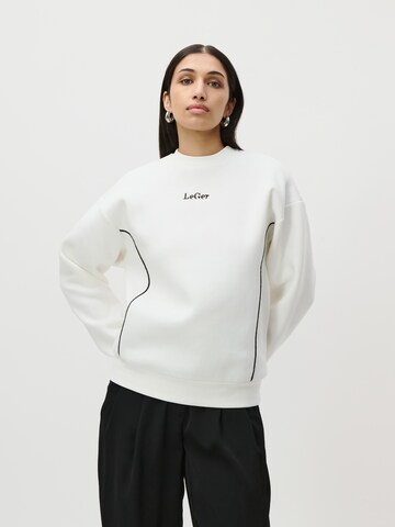LeGer by Lena Gercke - Sudadera 'Jannia' en blanco: frente