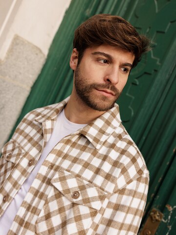 Veste mi-saison 'Benjamin' DAN FOX APPAREL en marron