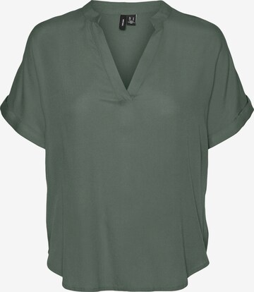 VERO MODA Blouse 'Beauty' in Groen: voorkant