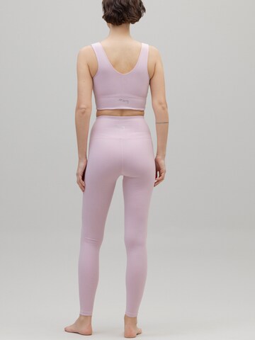 Hey Honey Skinny Leggings 'Ribbed' in Pink