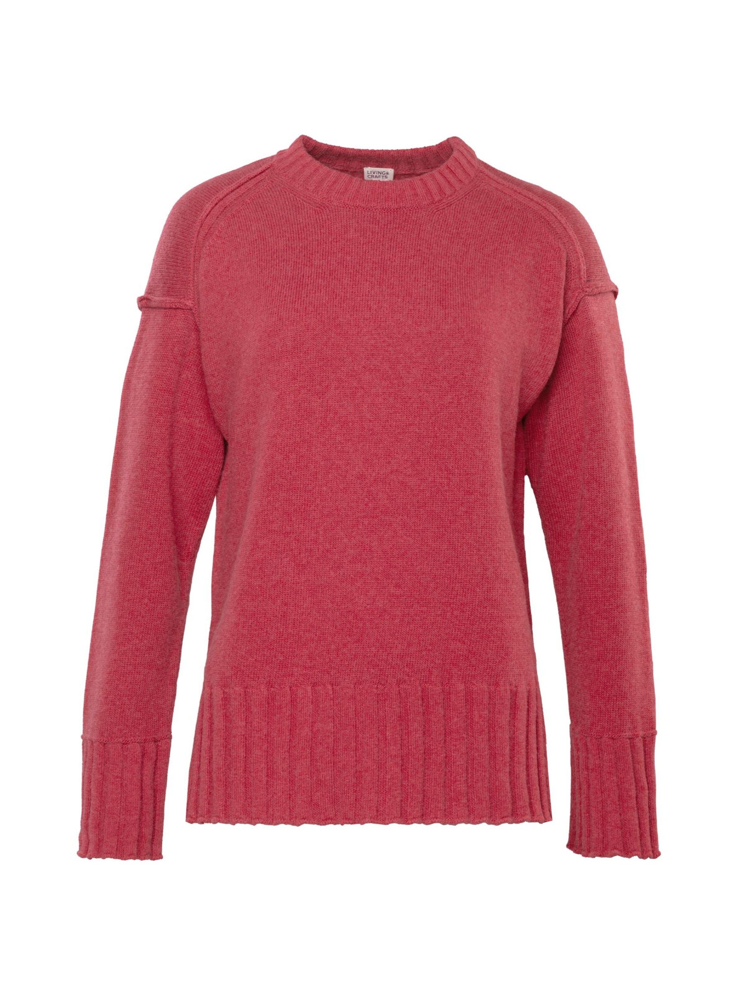 Living Crafts Pullover 'STANA'‌‌ in L in rot, Produktansicht