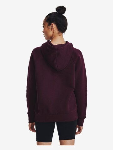 UNDER ARMOUR Sportief sweatshirt 'Rival' in Rood