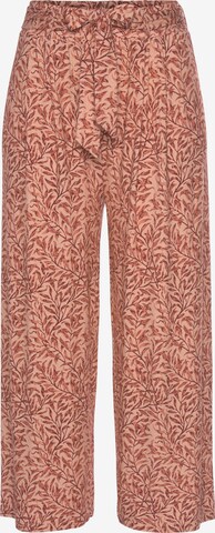 BEACH TIME Wide leg Pants 'Beach Time' in Red: front