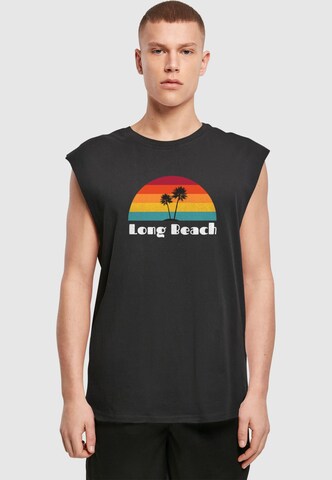 T-Shirt 'Beach X' Merchcode en noir : devant