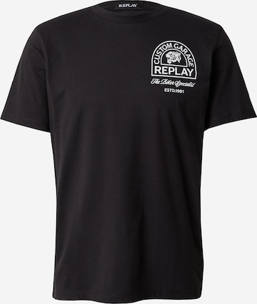 REPLAY T-Shirt in Schwarz: predná strana