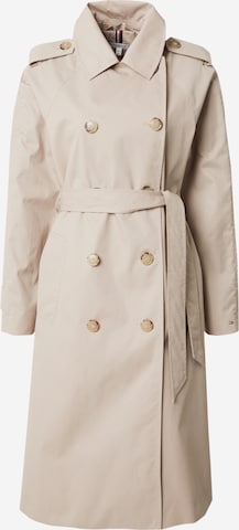 Manteau mi-saison 'CLASSIC' TOMMY HILFIGER en beige : devant