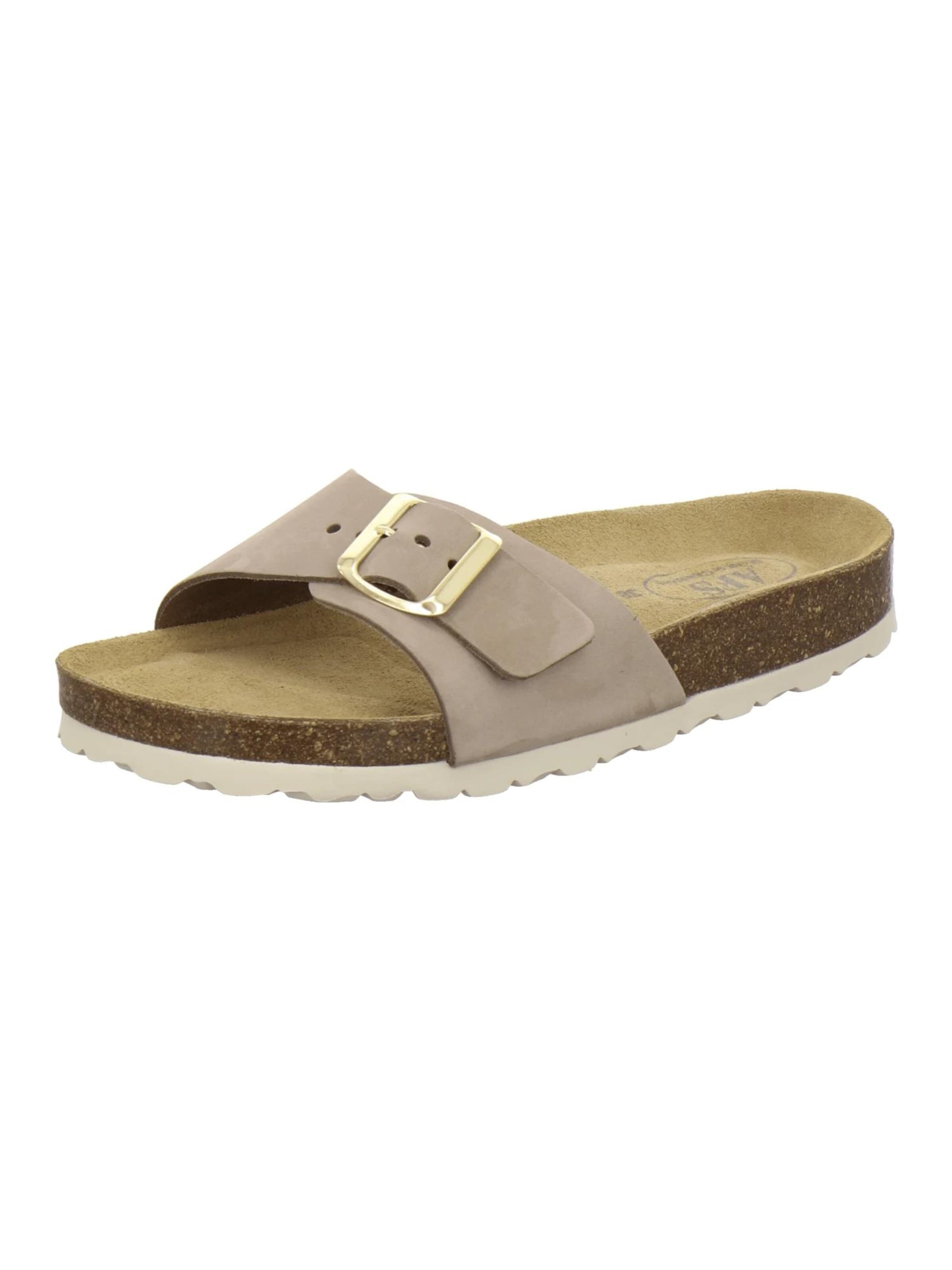 Mule 'Pantoletten Damen Einschnaller sand' AFS-Schuhe en beige : devant