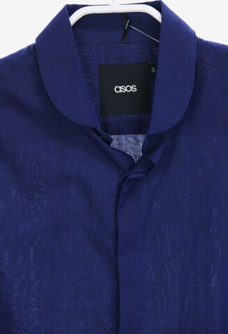 Asos Button Up Shirt in S in Blue