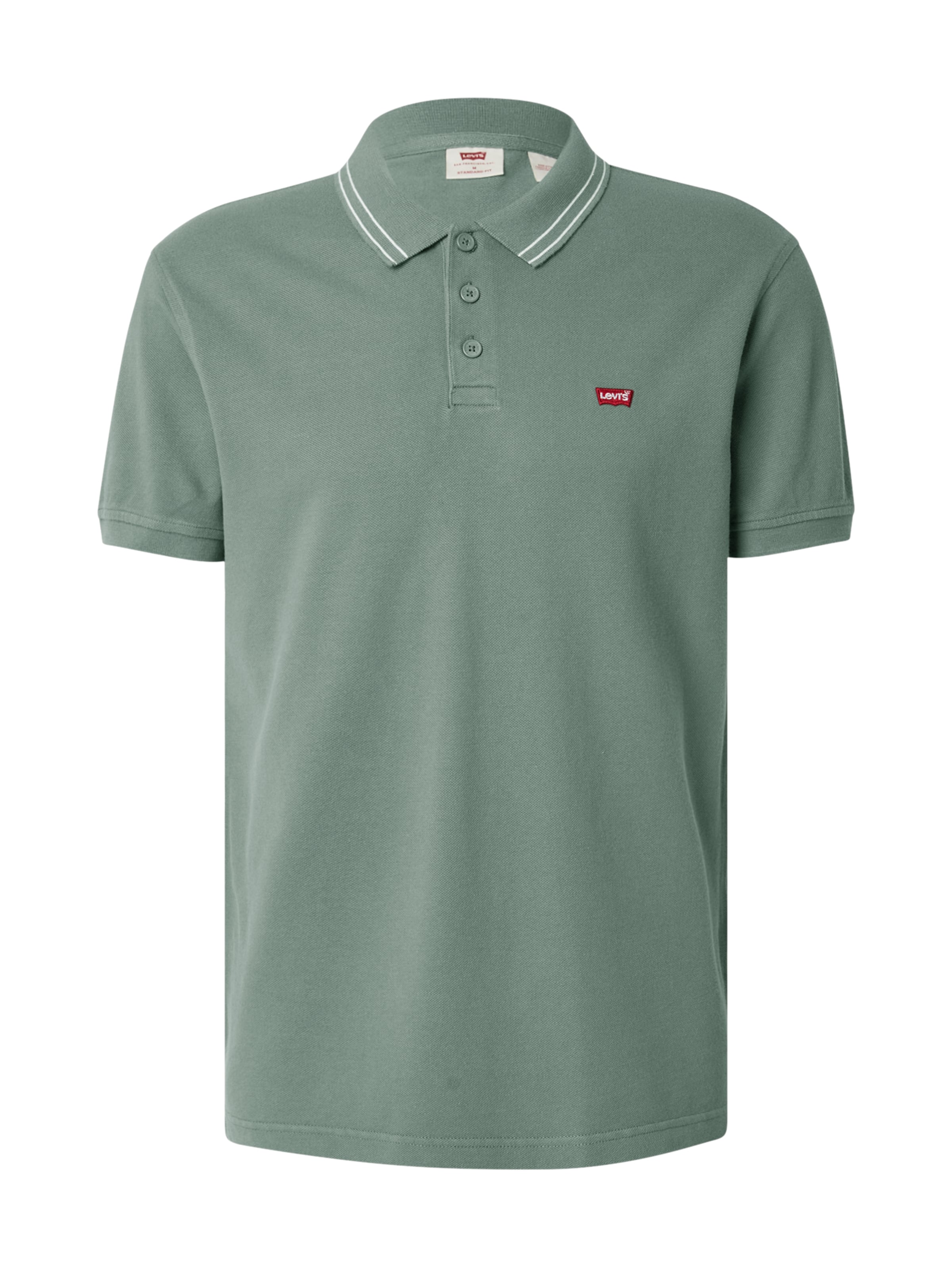 LEVI'S ® - Camisa 'Housemark Polo' em verde: frente