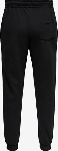 Only & Sons Tapered Broek 'Ceres' in Zwart